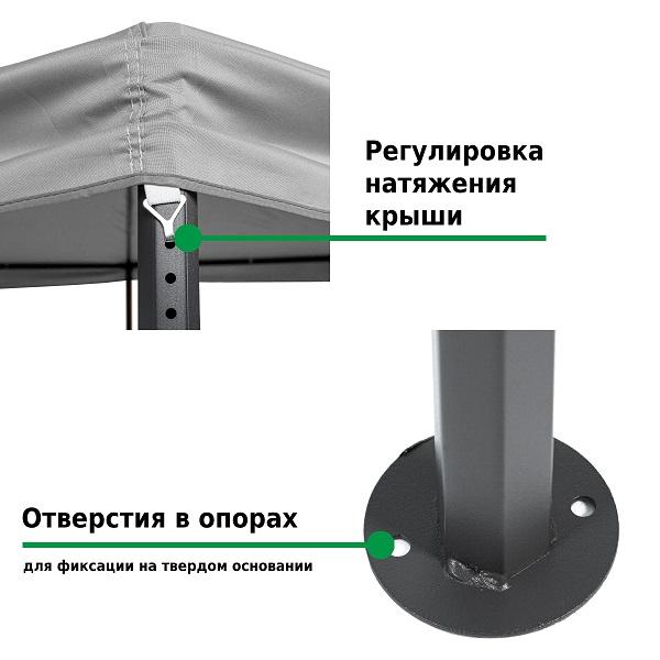 Шатер-беседка 1081-2 2х2х2м полиэстер, Green Glade