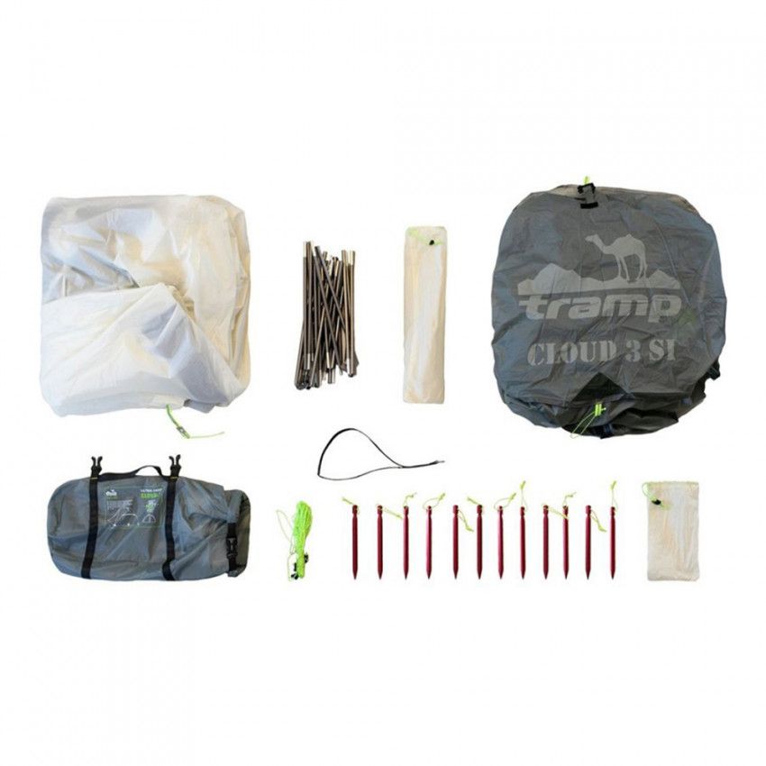 Палатка Tramp Cloud 3 Si, серый