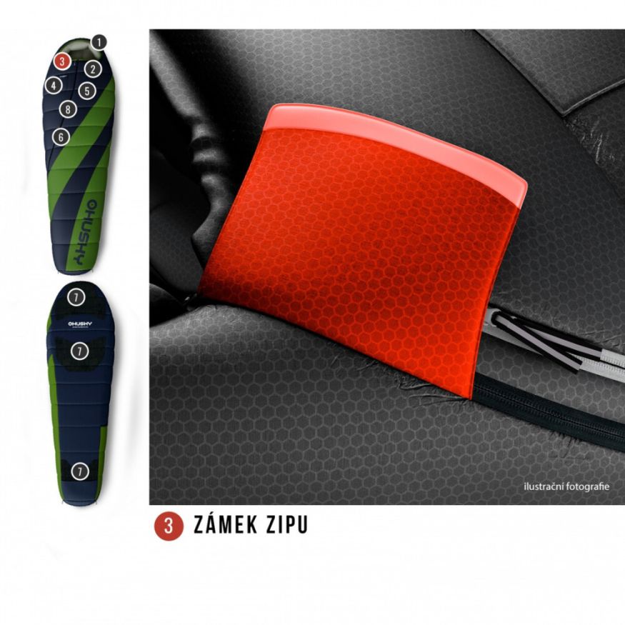 Спальный мешок ESPACE -6С, 210х85, InsuFil, левый