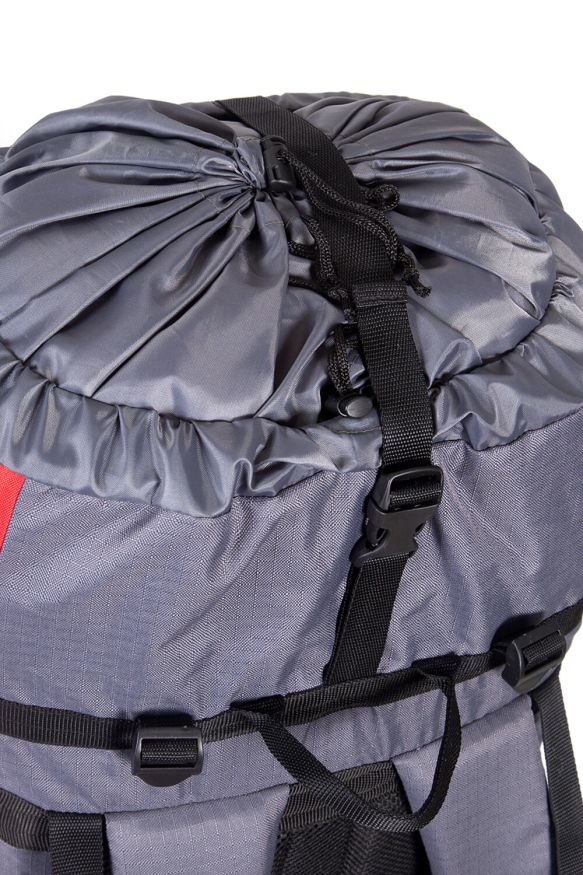 Рюкзак туристический Оптимал 2, серо-красный, 80 л, ТАЙФ