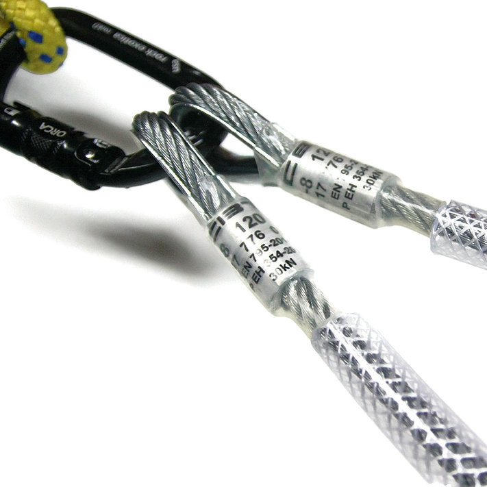 Анкерный строп из оцинкованной стали, длина 500 см, 30 кН (ЕАС)