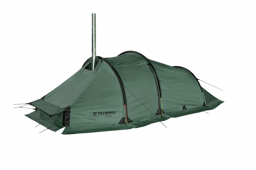 Палатка TALBERG Norga 3, двухместная, с выходом под трубу, зеленый цвет