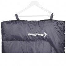 Спальный мешок Oxygen +8С синий, левый King Camp