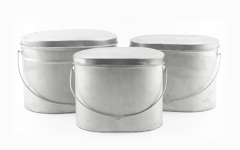 Набор из 3-х низких котелков 4;5;6,5 л &amp;quot;Матрешка&amp;quot; (титан) Роза Ветров