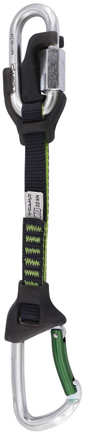 Комплект карабинов с оттяжкой GYM SAFE EXPRESS PLUS 18 cm, CAMP
