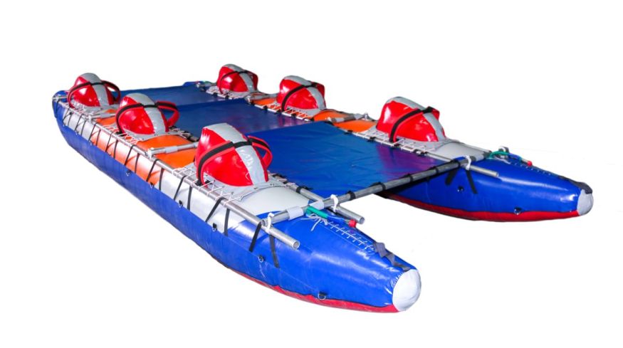 Катамаран Век Исеть 8М 2-секционный, 5,60 м, без рамы