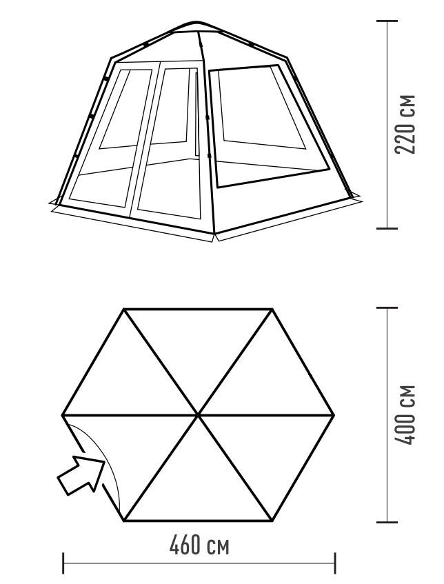 Шатер кемпинговый Anapurna Auto, Talberg 