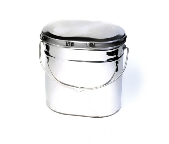 Котелок высокий 6,5 л крышка с ручками Роза Ветров